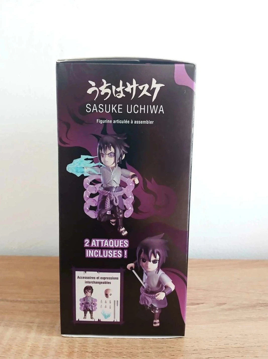 Figurine 12cm Silverlit Hero Builder Naruto Sasuke Uchiwa à construire – photo 4
